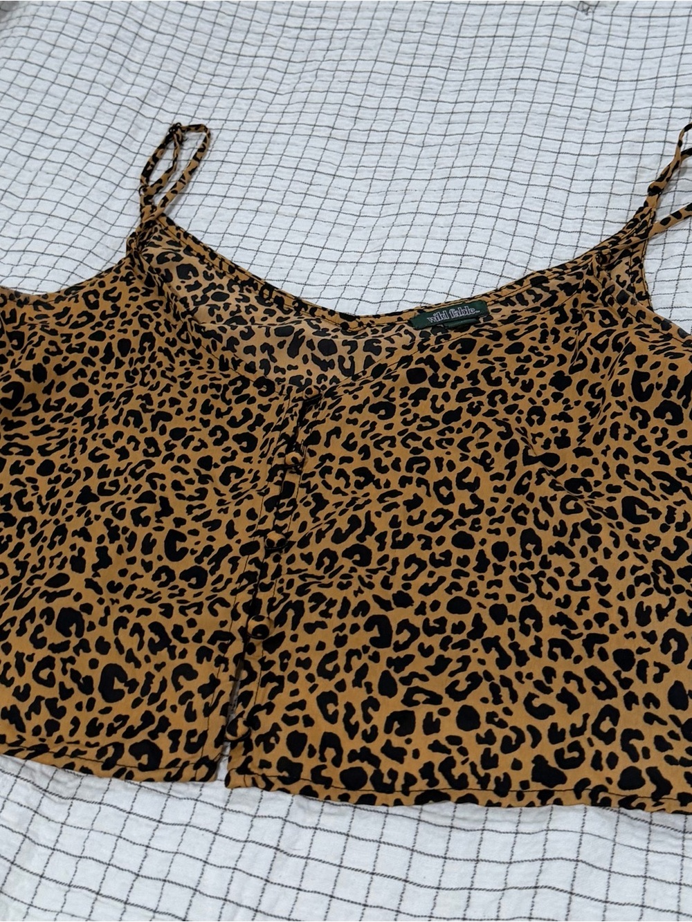 wild fable Leopard Print Cami in Tan and Black